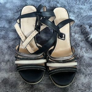 Cole Haan Ankle Strap Wedge